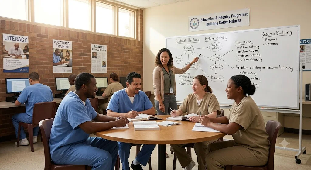 Prison education programs helping incarcerated individuals build skills for reentry