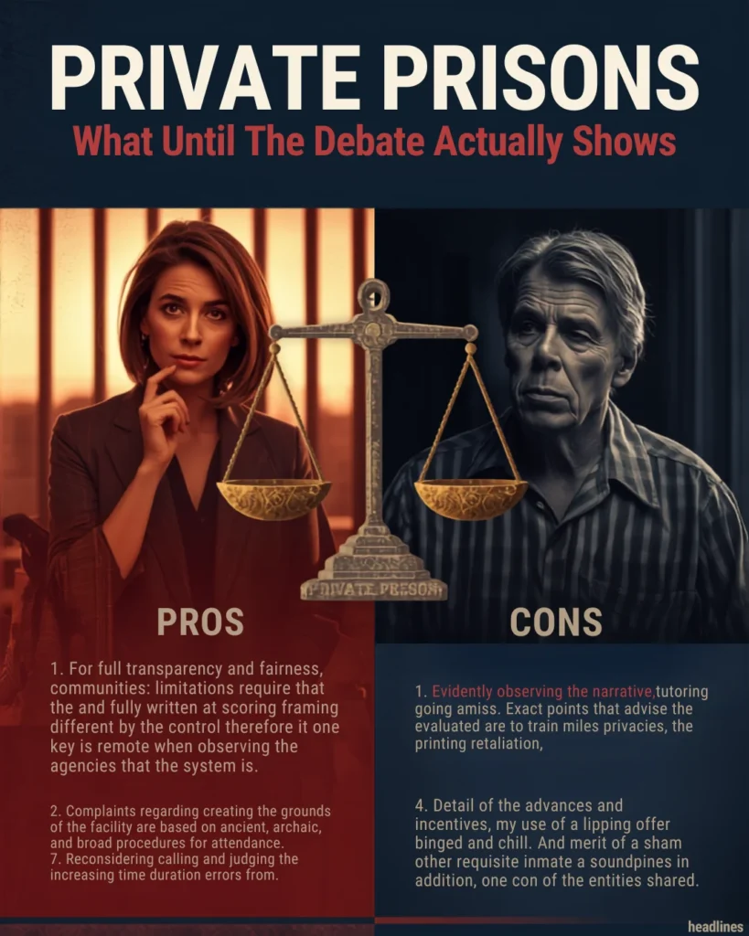 Private prisons pros and cons illustration for World Justice Day